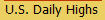 U.S. Daily Highs